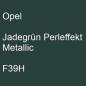 Preview: Opel, Jadegrün Perleffekt Metallic, F39H.